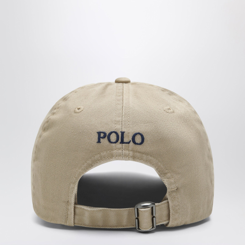 Polo Bear khaki cotton baseball cap 3