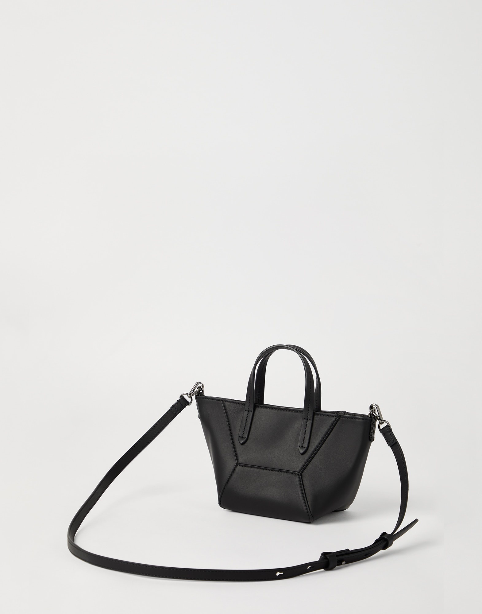 BC Duo mini bag in calfskin with monili - 2
