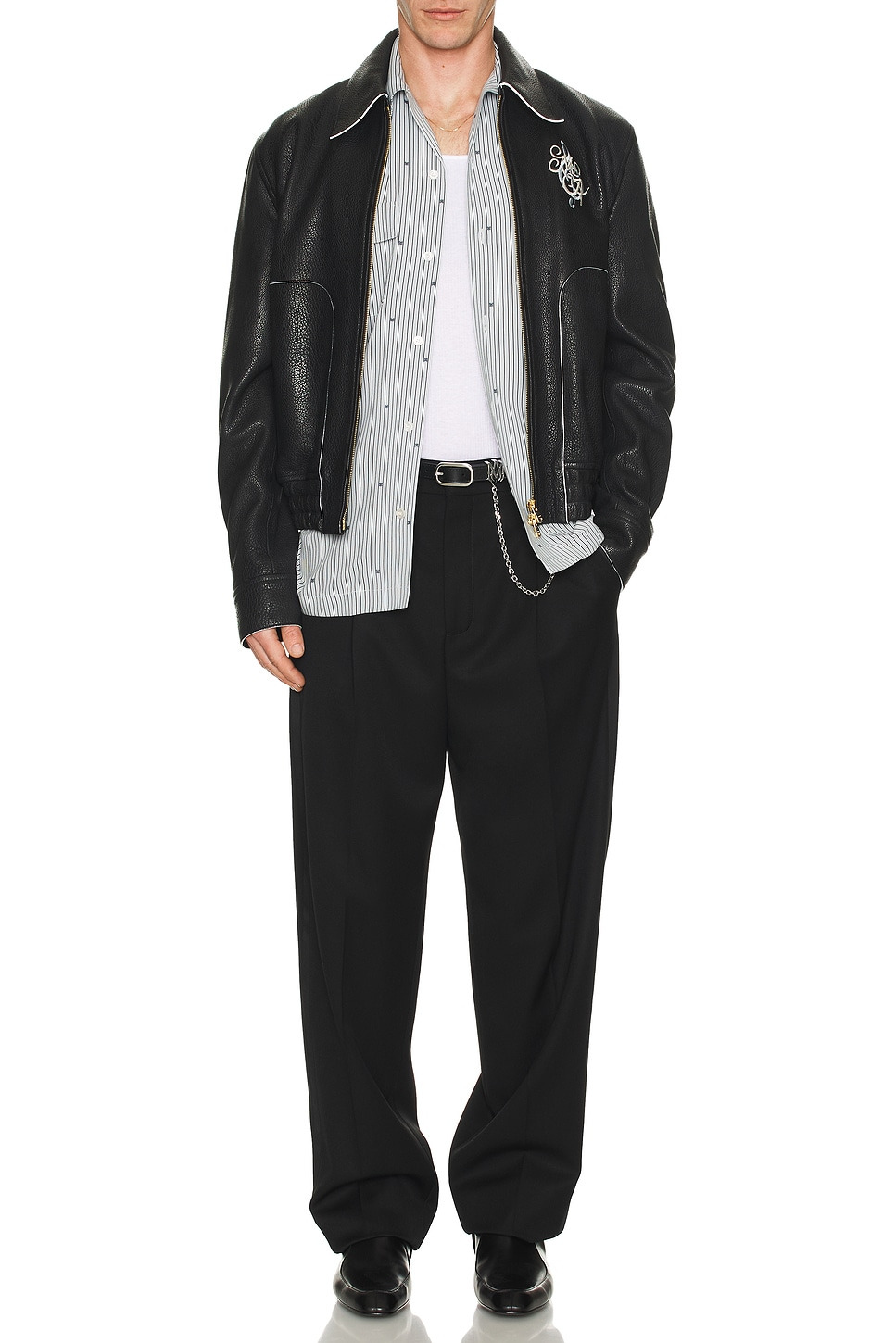 MA Pinstripe Camp Shirt - 5