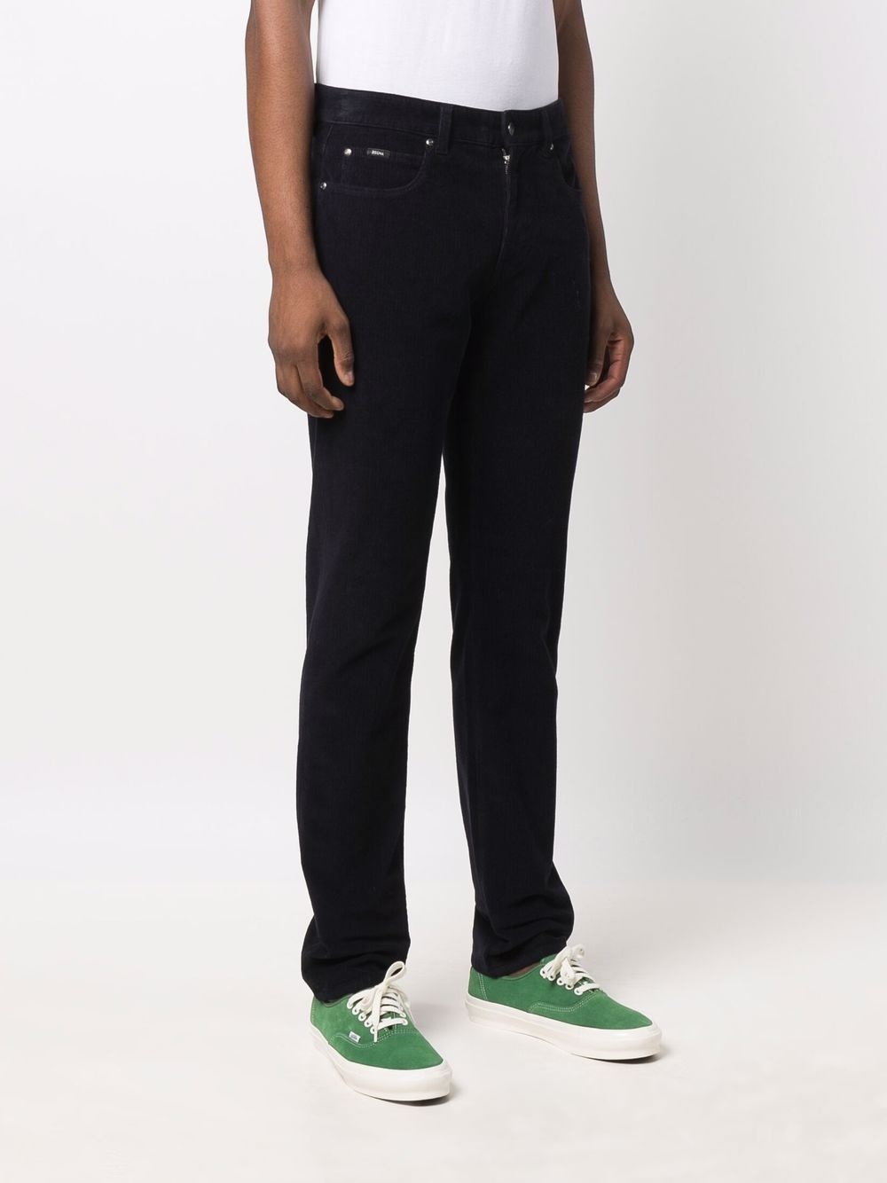 low-rise slim-fit trousers - 3