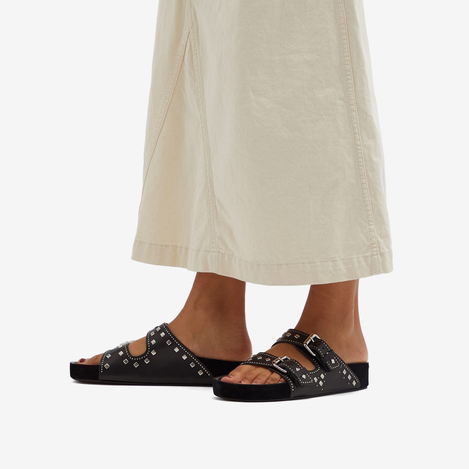 Isabel Marant Étoile Lennyo Studded Buckle Sandal - 6