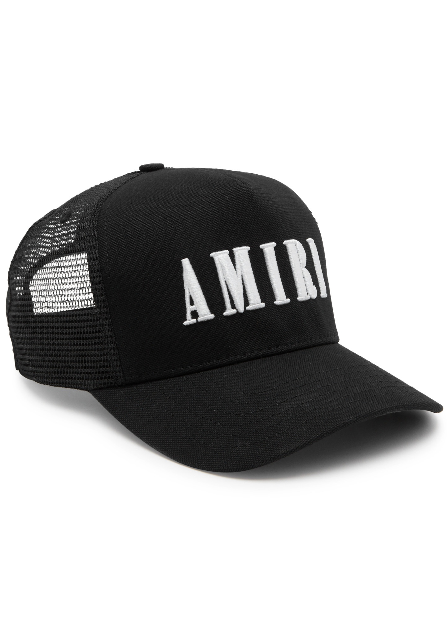 Core logo canvas trucker cap - 1