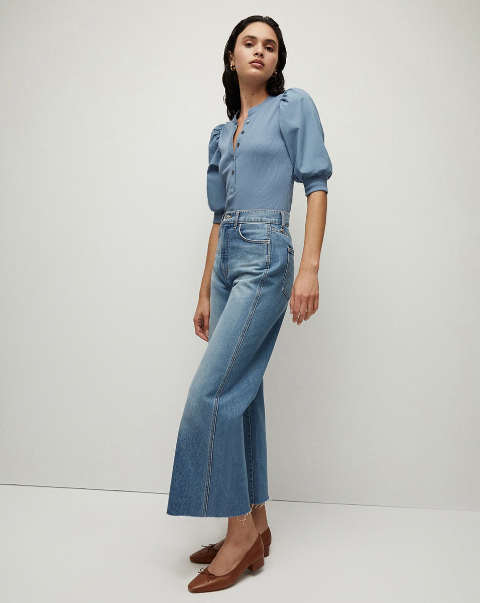 CORALEE PUFF-SLEEVE TEE - 4