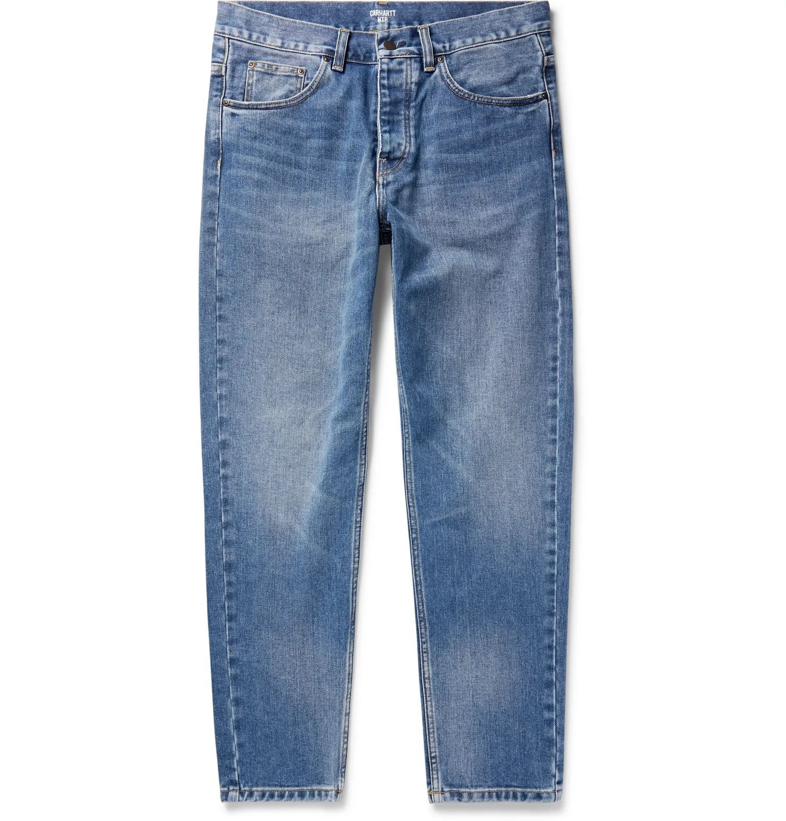 Newel Tapered Denim Jeans - 1