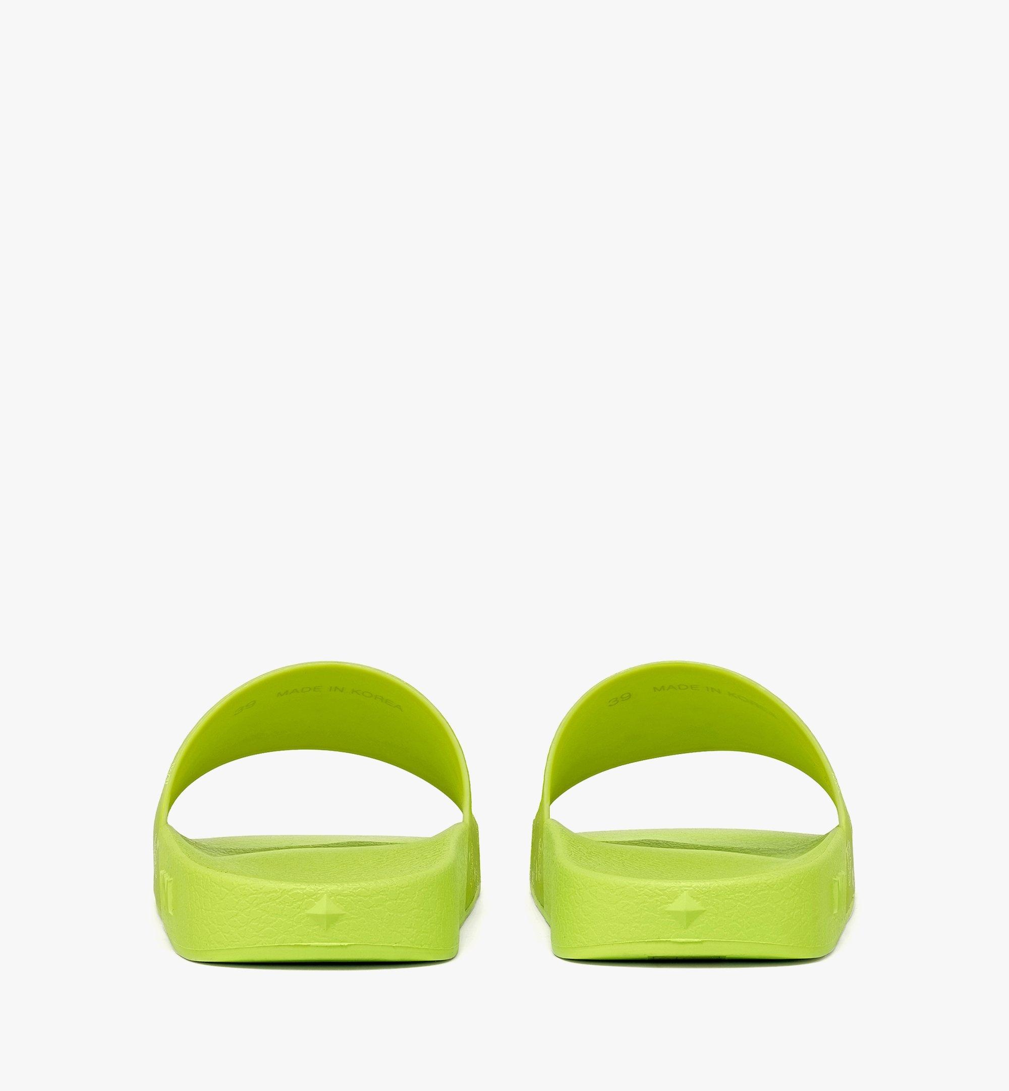 Monogram Print Rubber Slides - 3