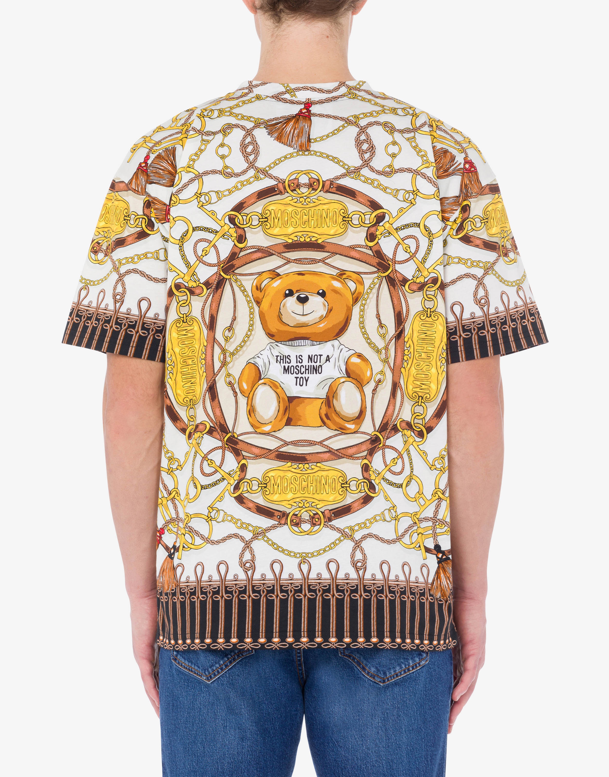 MILITARY TEDDY SCARF-PRINT T-SHIRT - 3