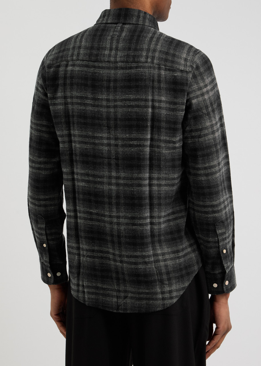 NN07 Arne Checked Flannel Shirt - 3