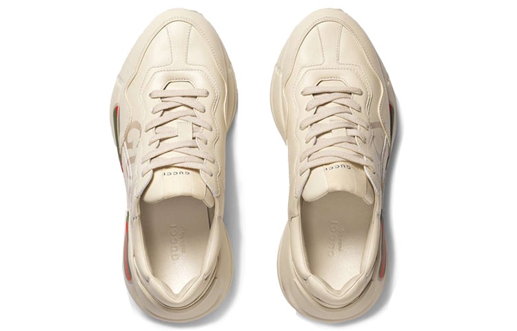 (WMNS) Gucci Rhyton Leather Sneaker 'Logo' 528892-DRW00-9522 - 3