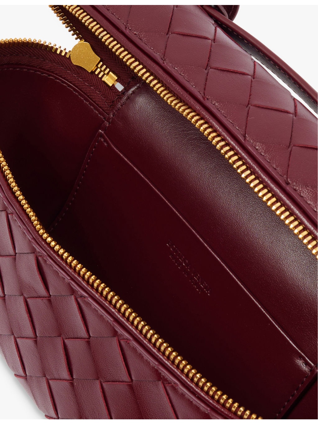 Bang Bang intrecciato-weave leather vanity cross-body bag - 5