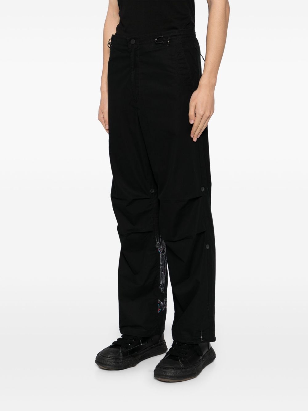 cyber skeleton loose pants - 3