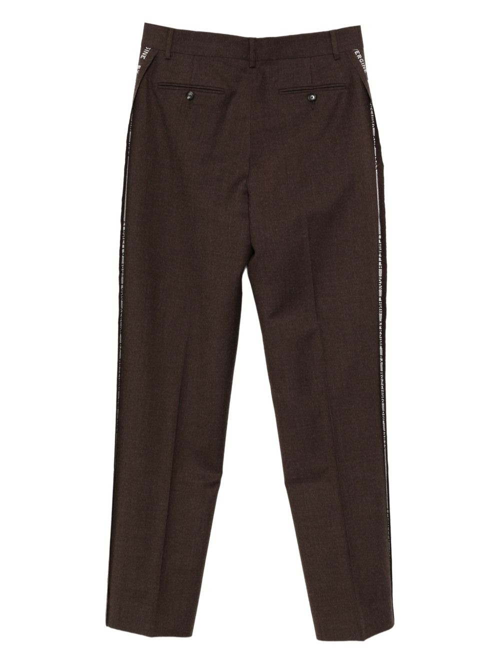 side-detail trousers - 2
