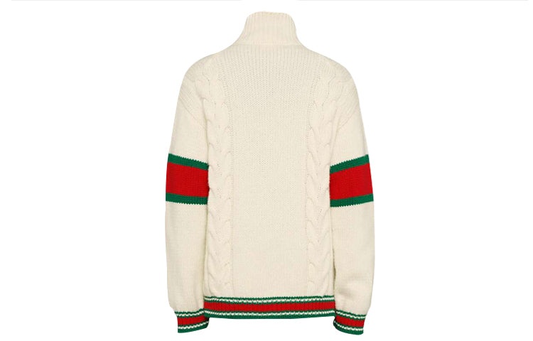 Gucci Twisted Bomber Jacket For Men Beige 599311-XKA32-9133 - 2