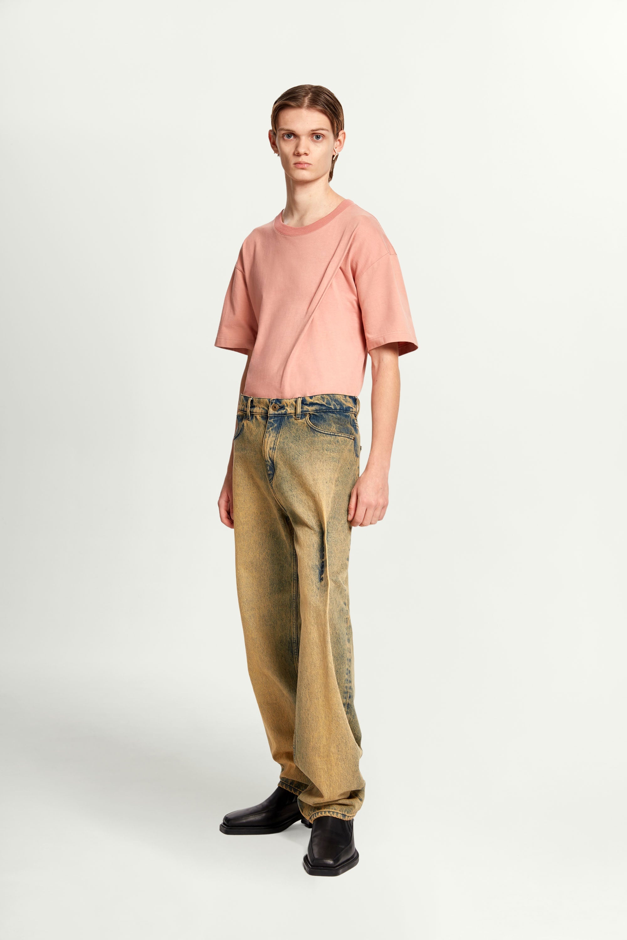 Pinched Logo Jeans - 5