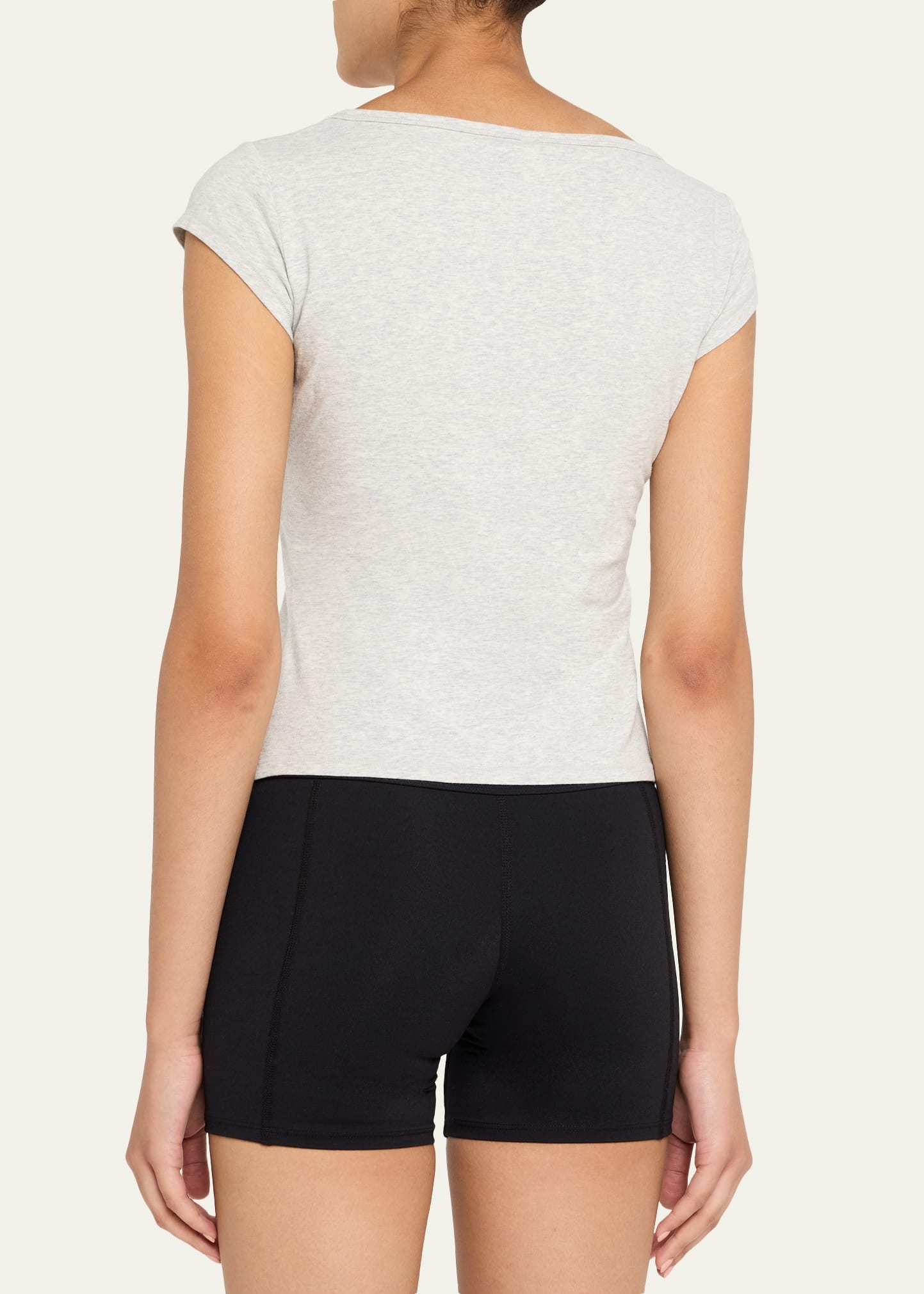 Scoop-Neck Cotton Jersey Tee - 3