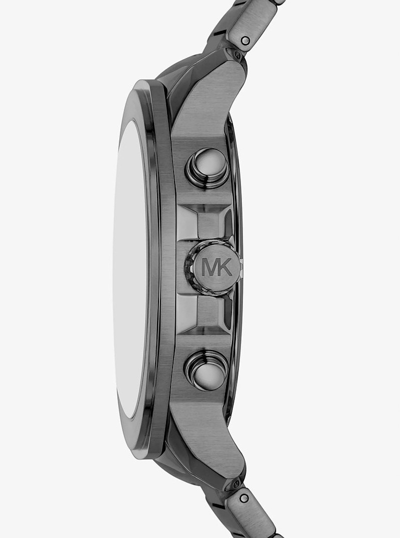 MICHAEL KORS Oversized Prescott Gunmetal Watch outlook