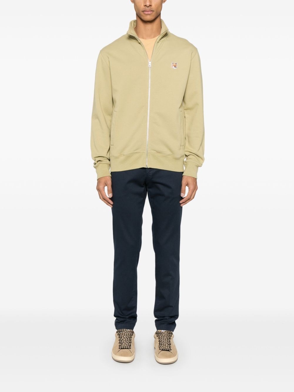 Fox Head-patch sweatshirt - 2