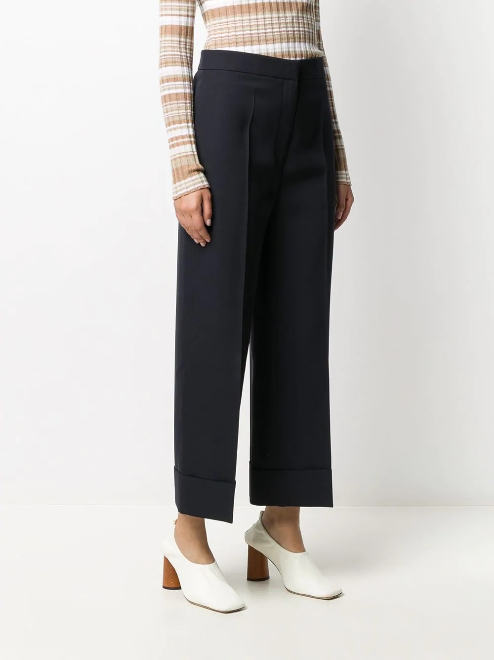 cropped tailored trousers - 3