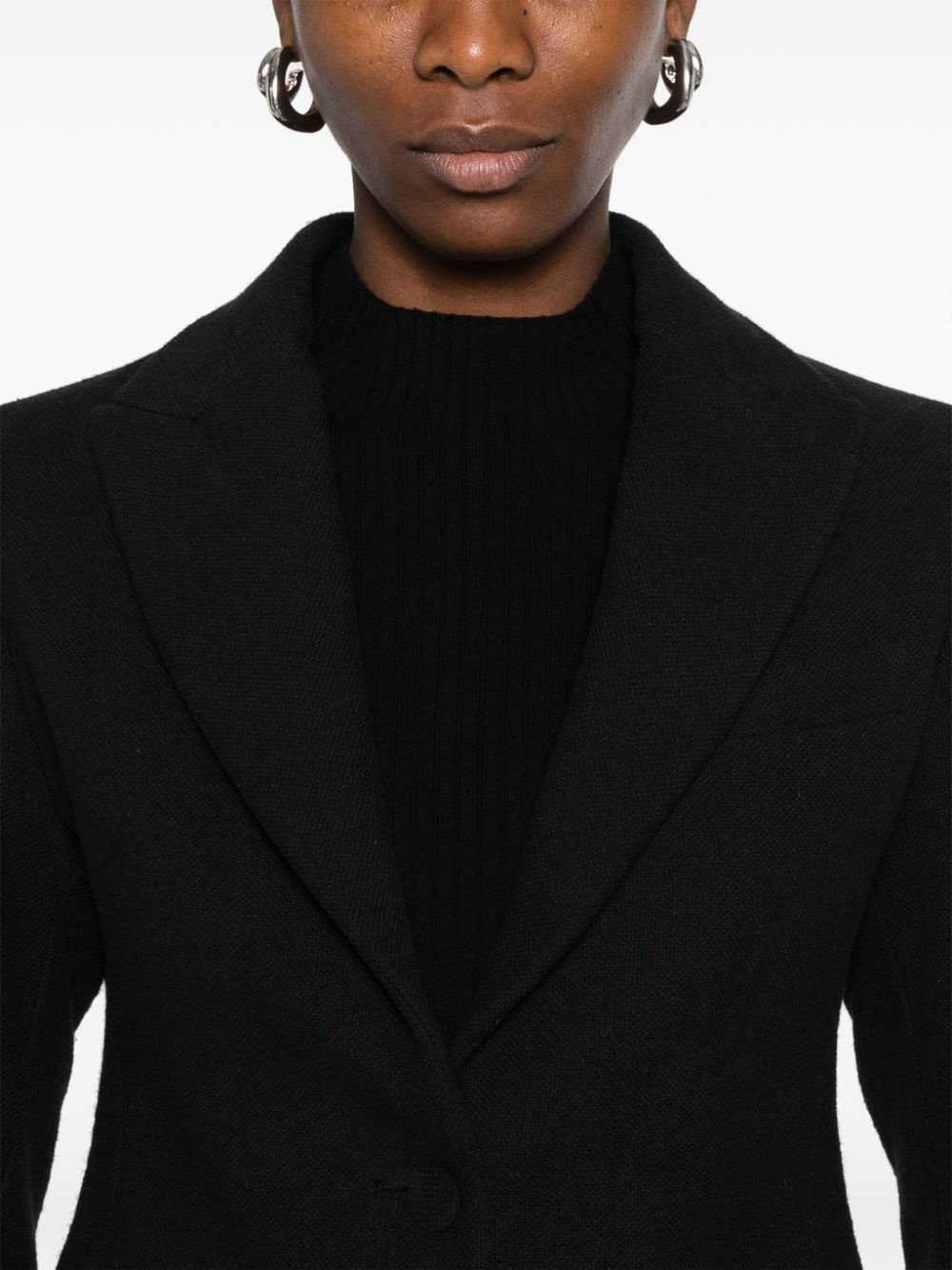 slim-fit suit jacket - 5