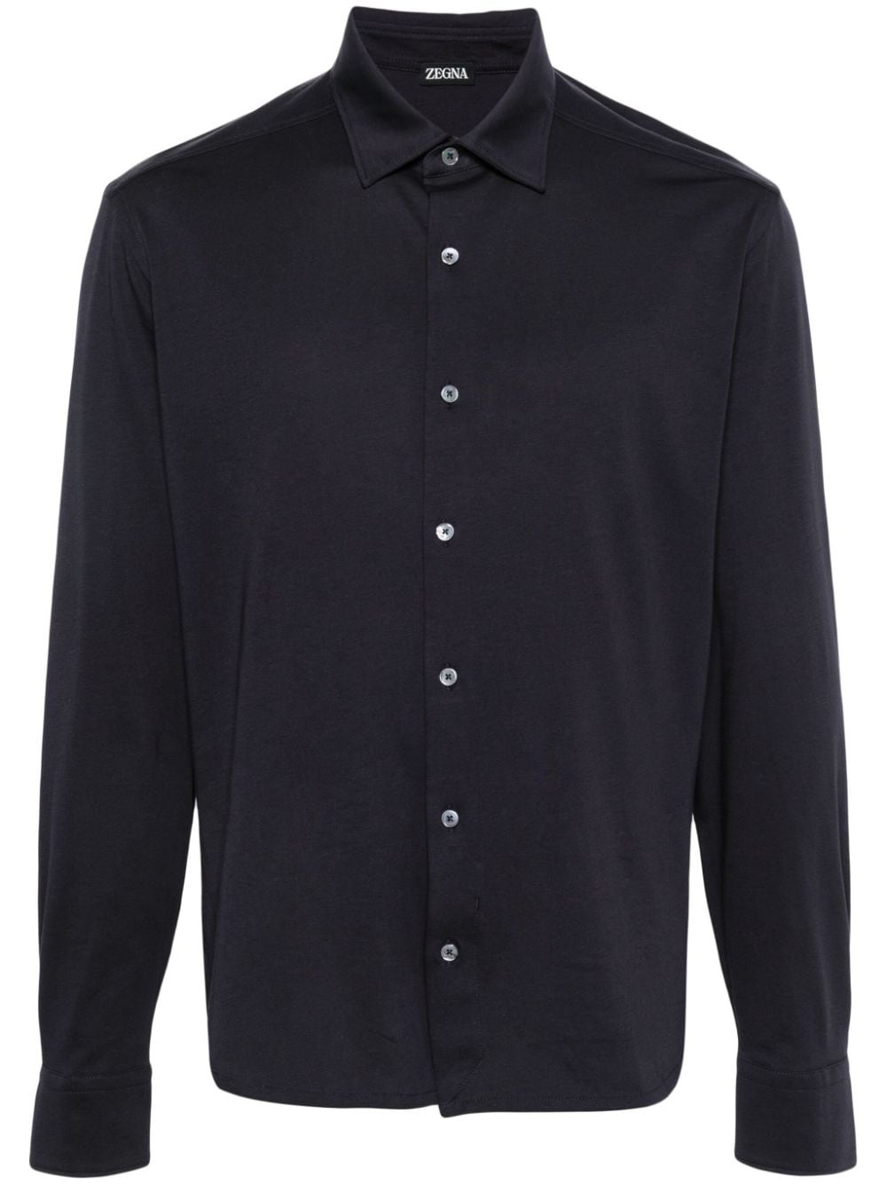 long-sleeve cotton shirt - 1