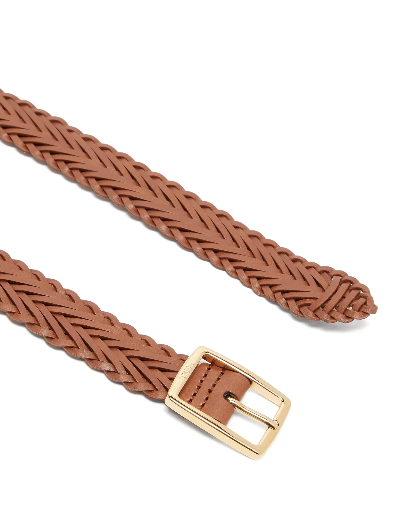 Plaited leather belt - 5