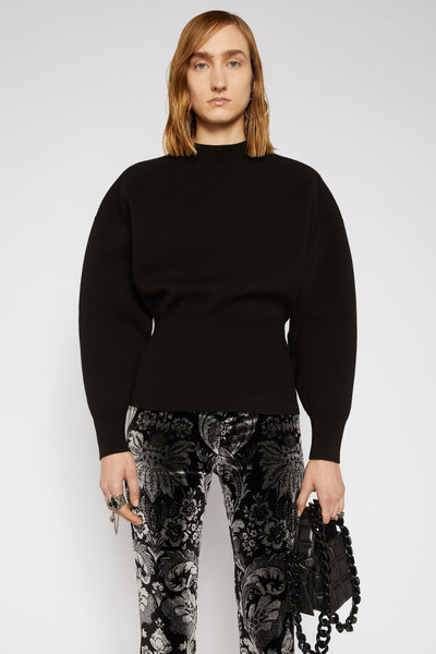 Acne Studios Dolman-sleeve sweater black outlook