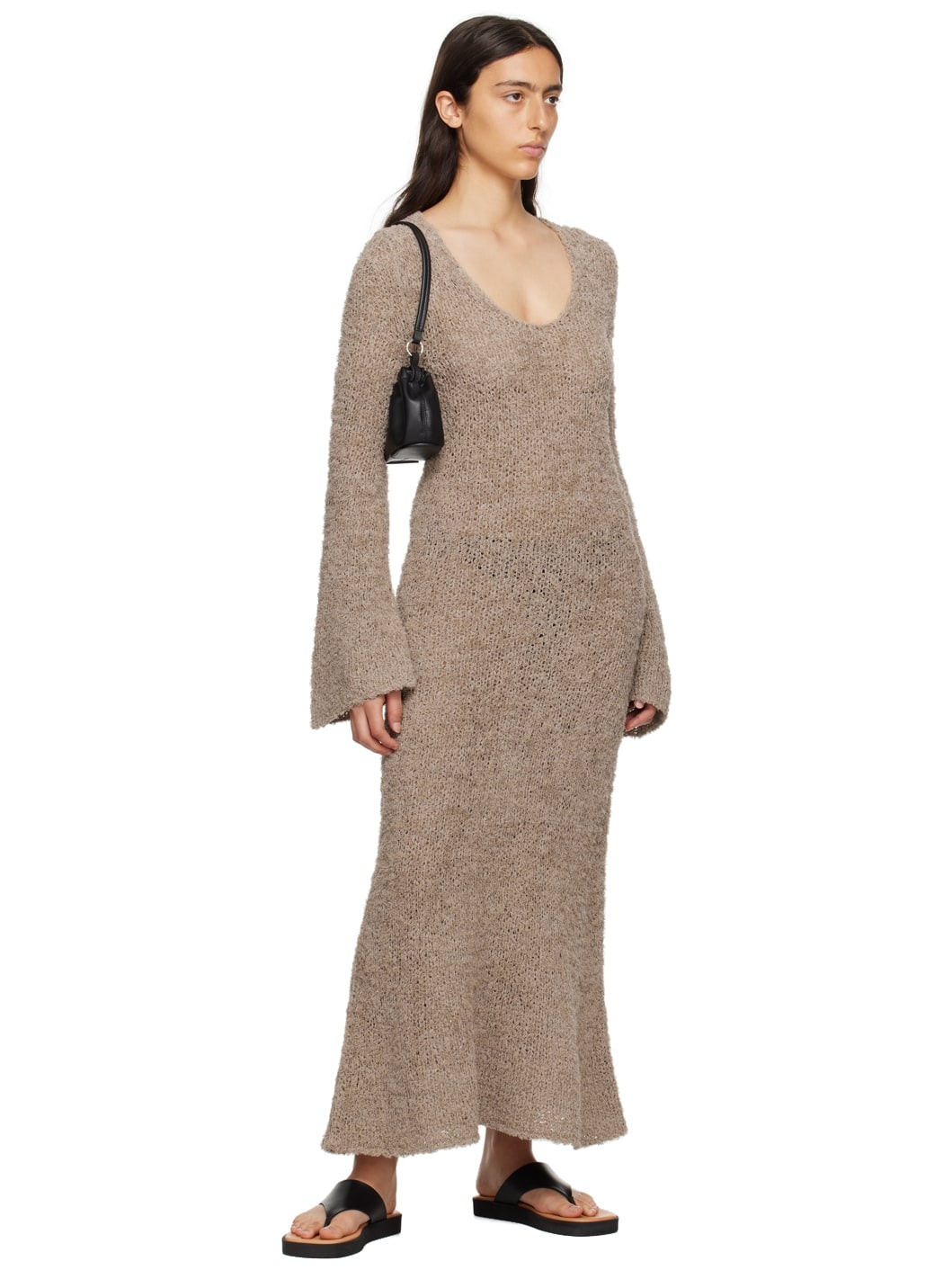 Taupe Paige Maxi Dress - 4