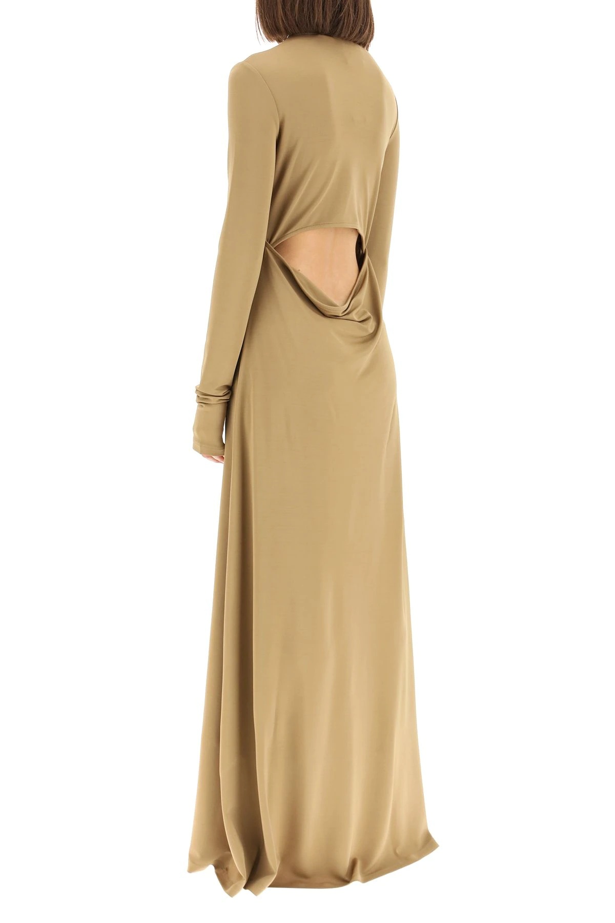 STRETCH VISCOSE JERSEY DRESS - 4