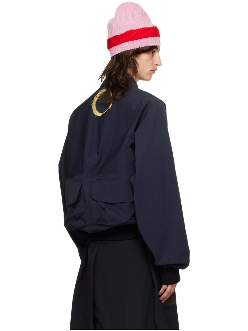 Navy Bottom Heavy Bomber Jacket 3