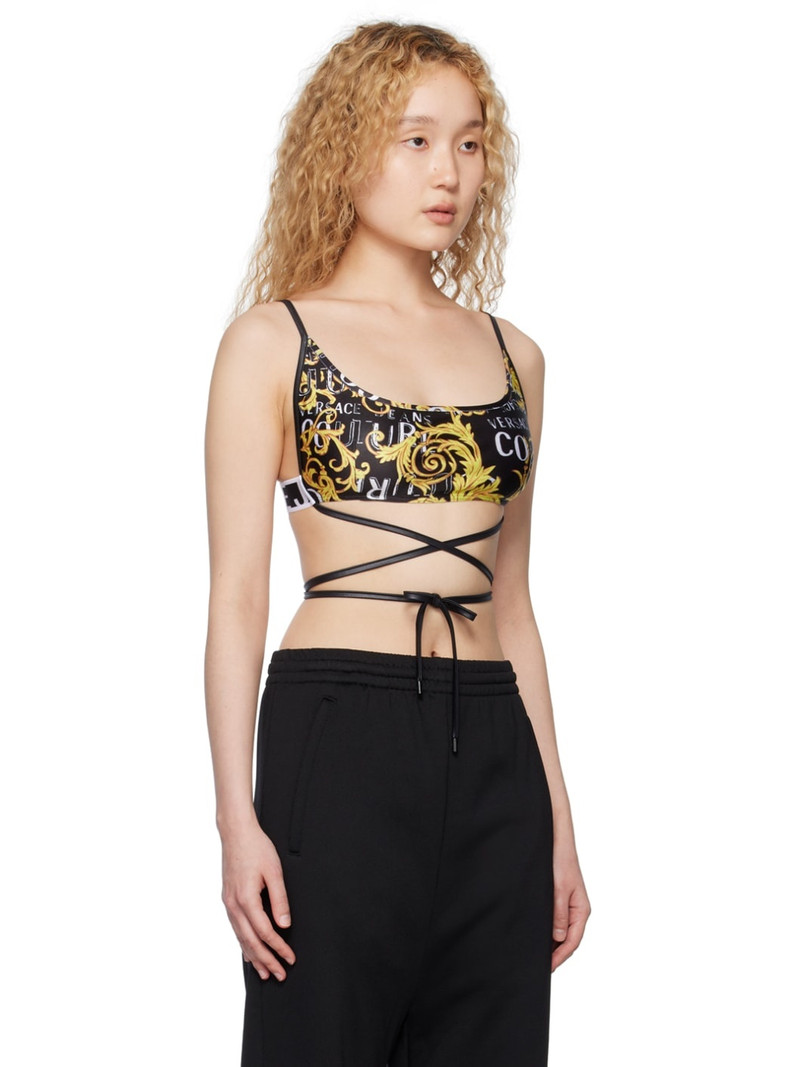 Black Printed Tank Top 2