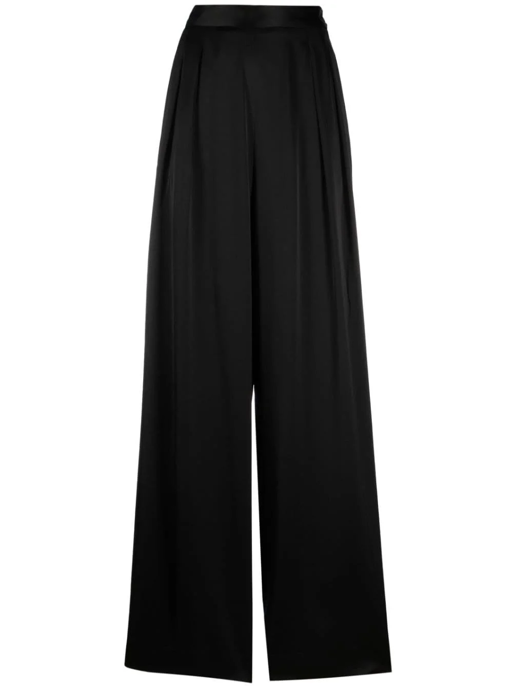 pleat-detail palazzo trousers - 1