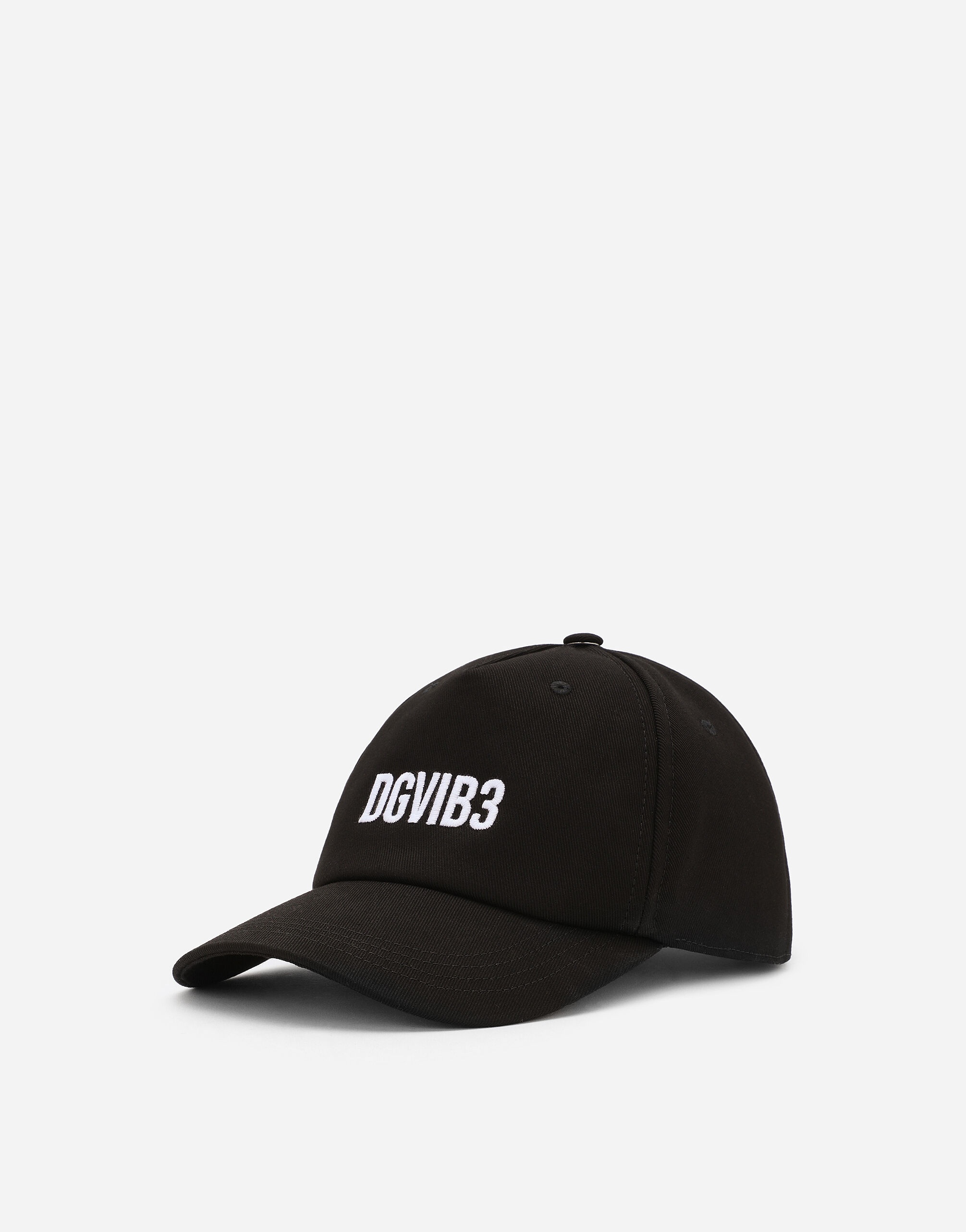 Cotton drill baseball cap with DGVIB3 embroidery - 1