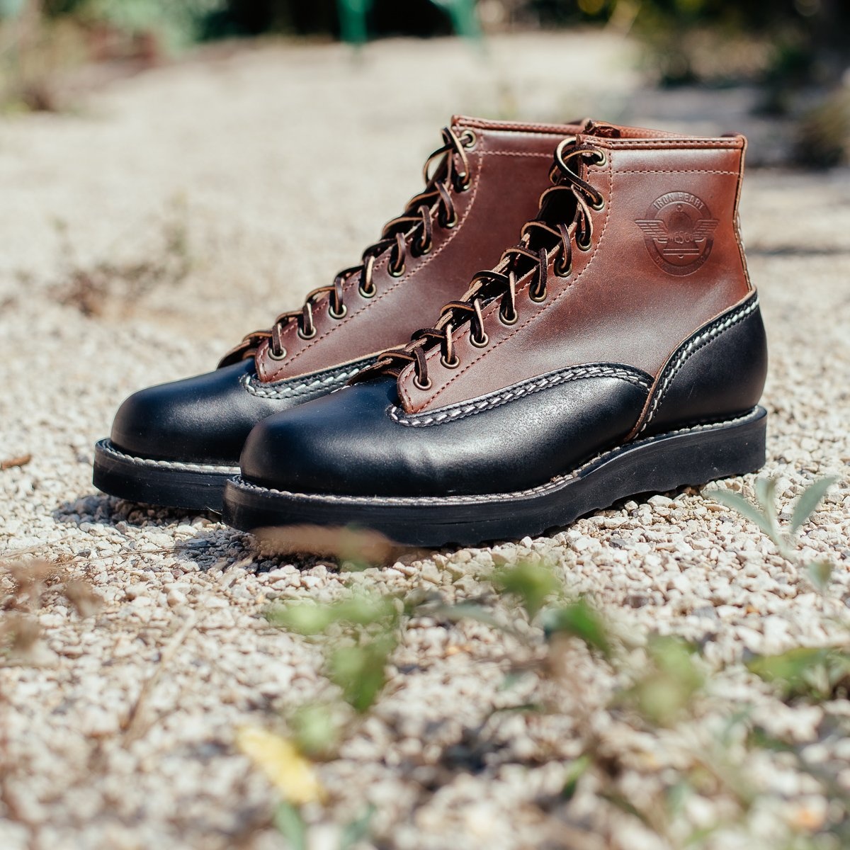 Iron Heart Int’l x Division Road x Wesco® - 7" Black/Brown Horsehide Jobmaster® - 8