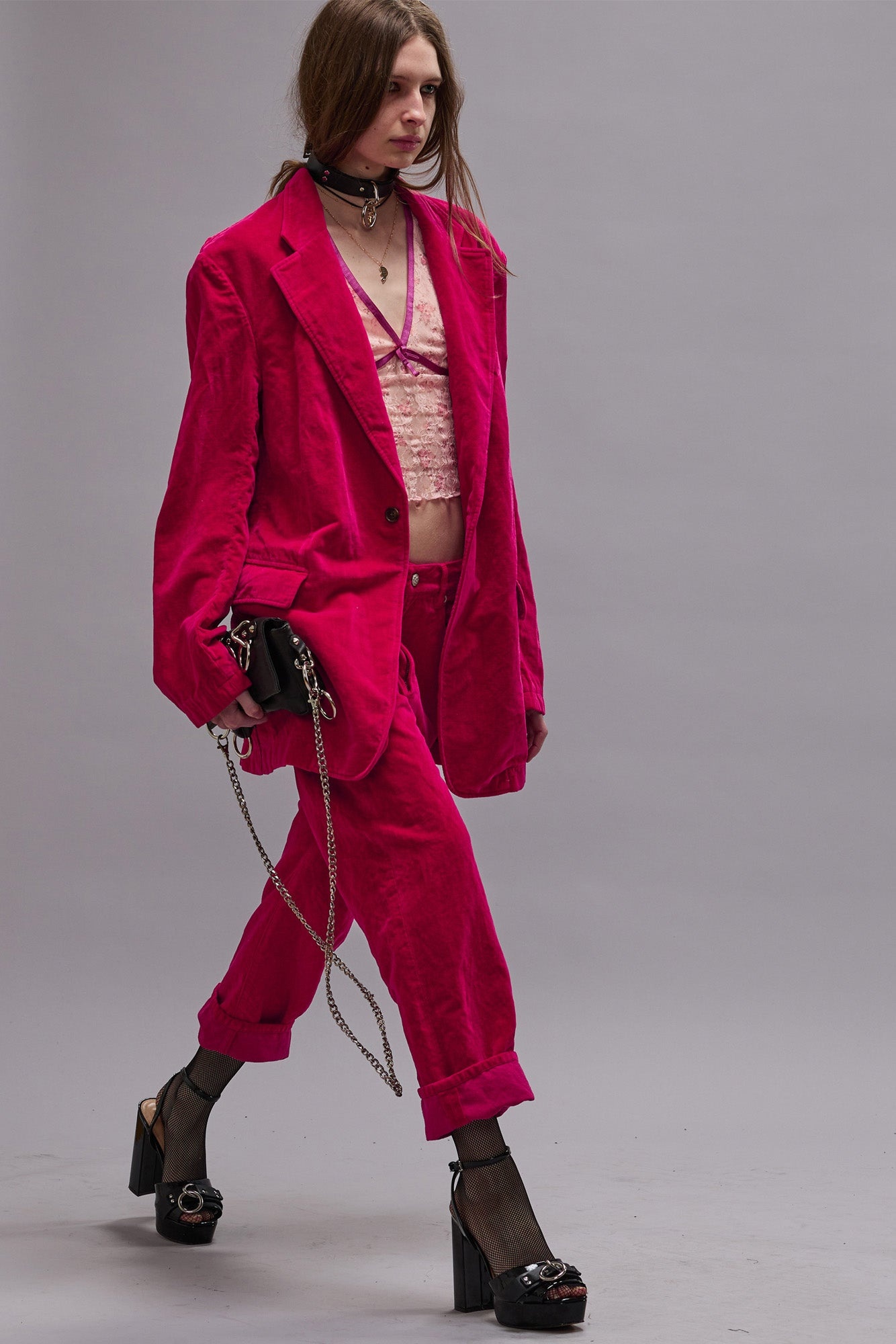 BOYFRIEND JEAN - RASPBERRY VELVET - R13 - 3