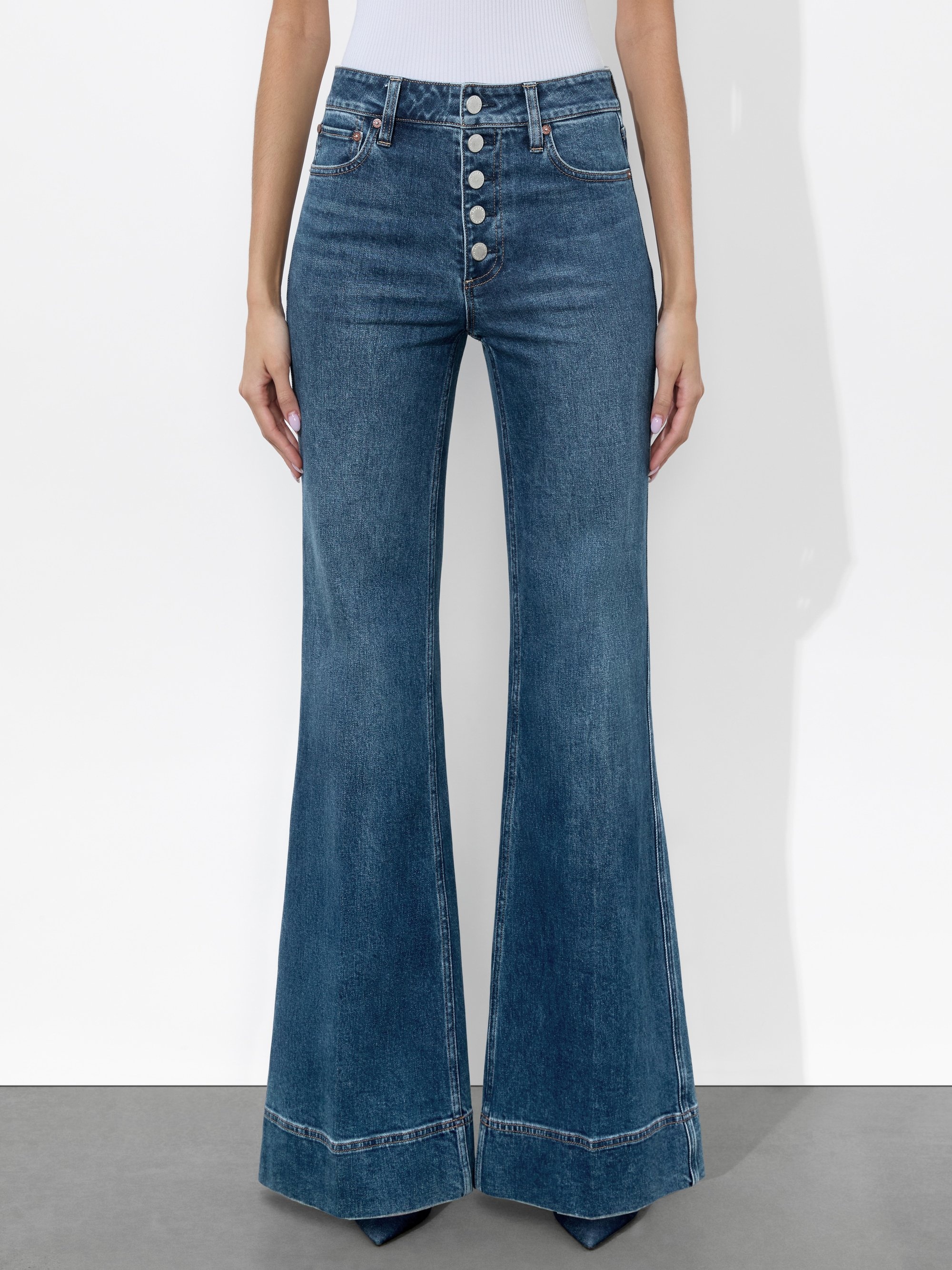 MISSA EXPOSED BUTTON JEAN - 2