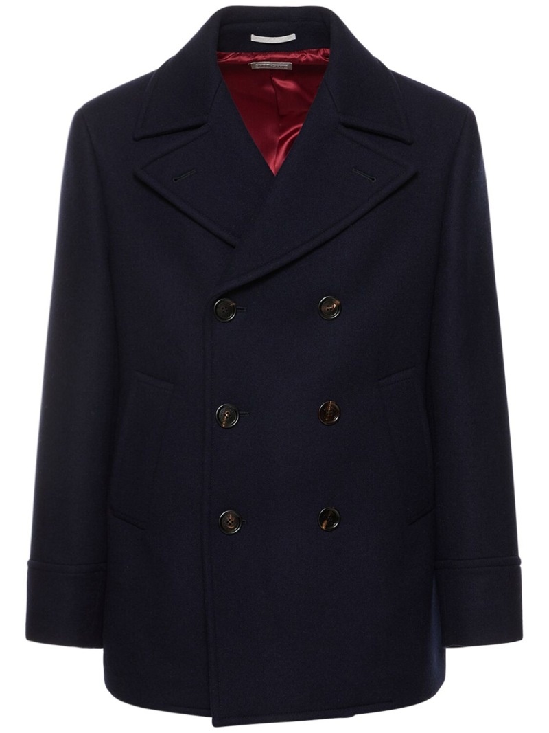 Wool & cashmere peacoat - 1