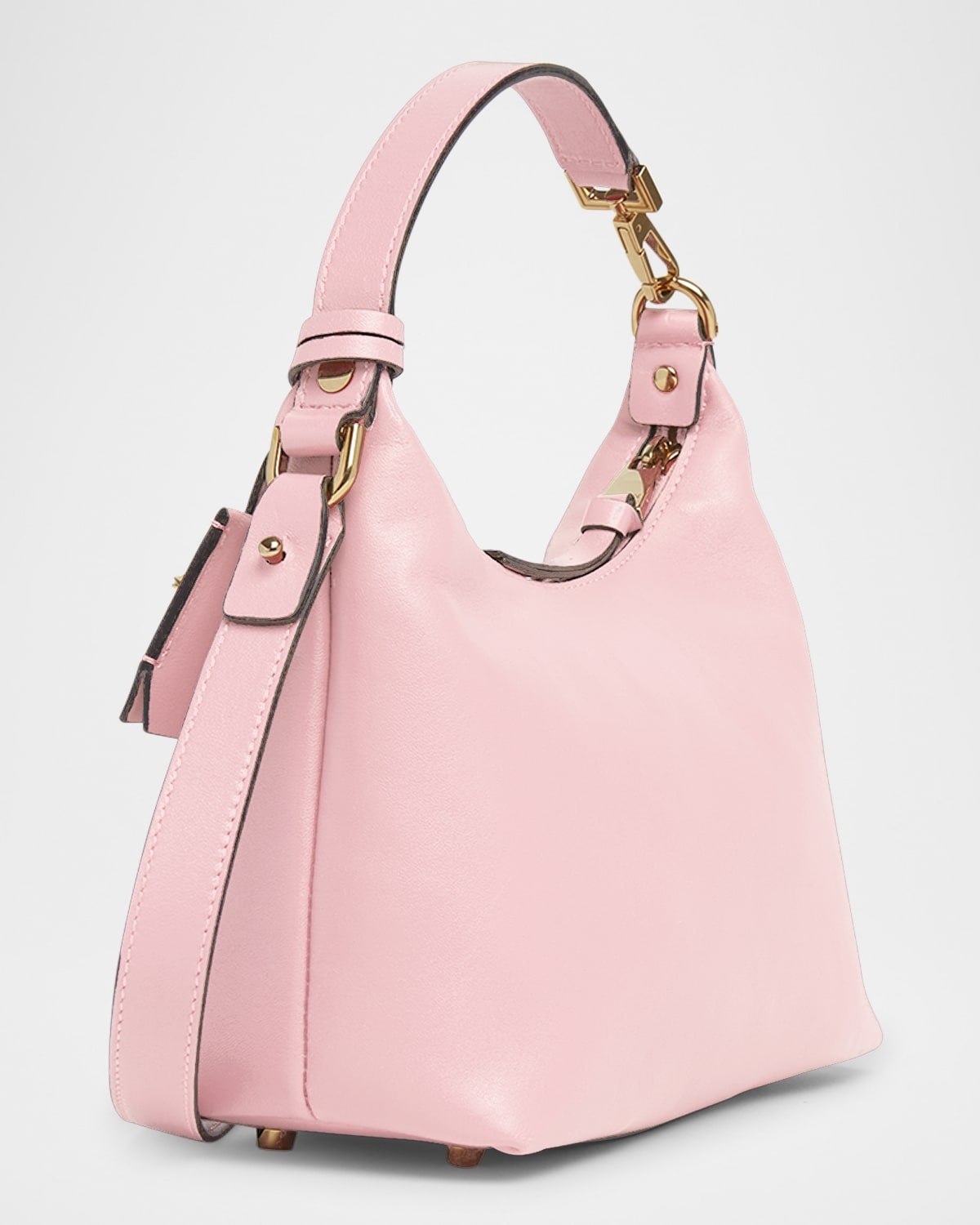 Versace Tag Zip Leather Crossbody Bag - 3