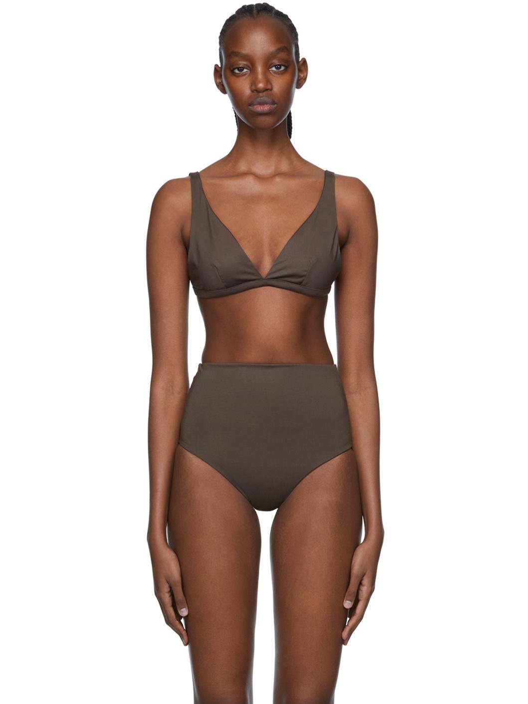 Brown Cannes Bikini Top - 1