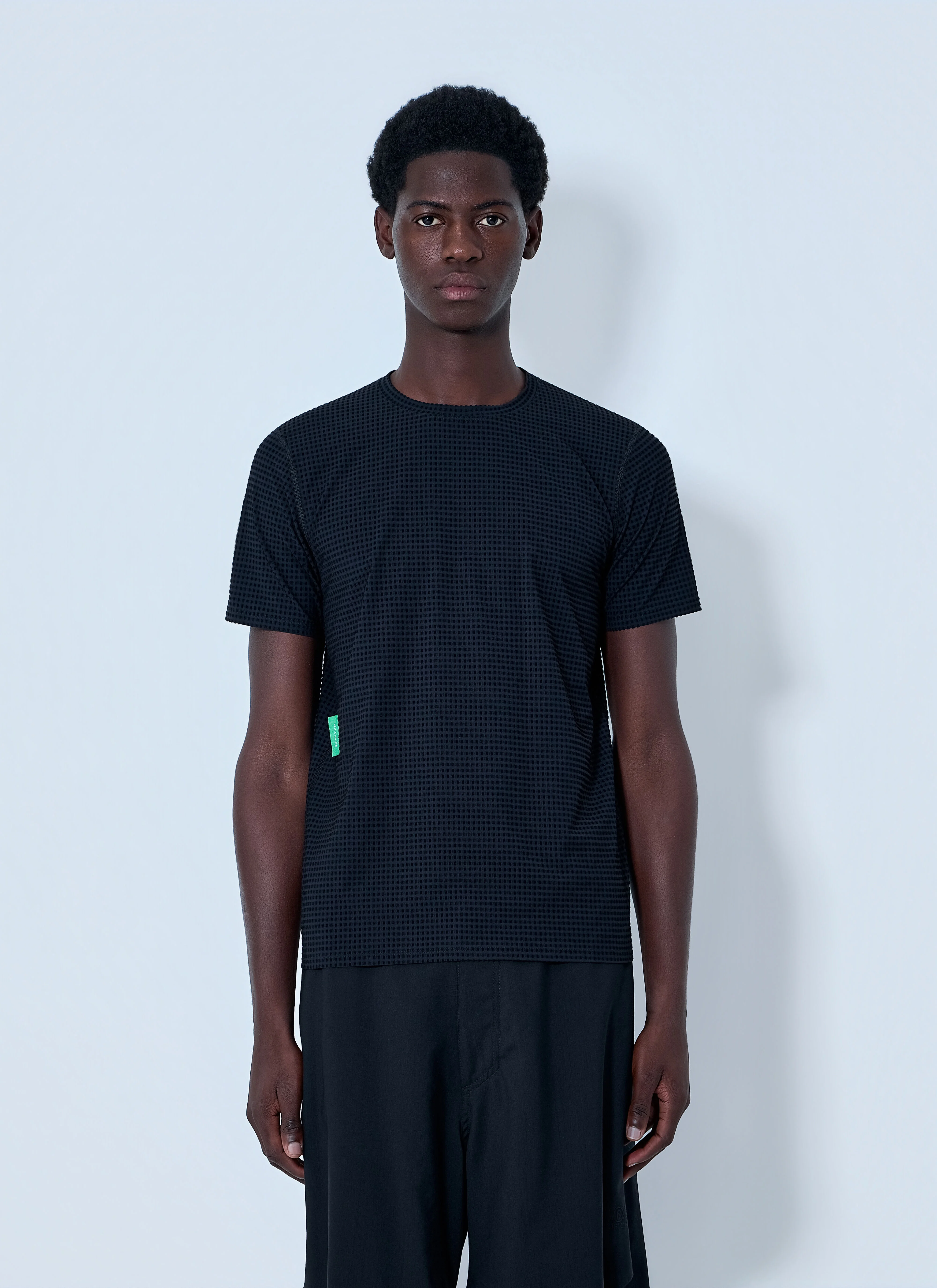 Textured Crewneck T-Shirt - 1