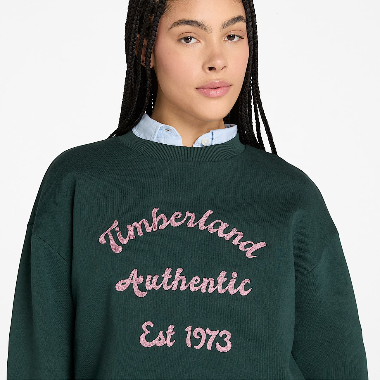 Women's Brushed Back Crewneck Sweatshirt - 4