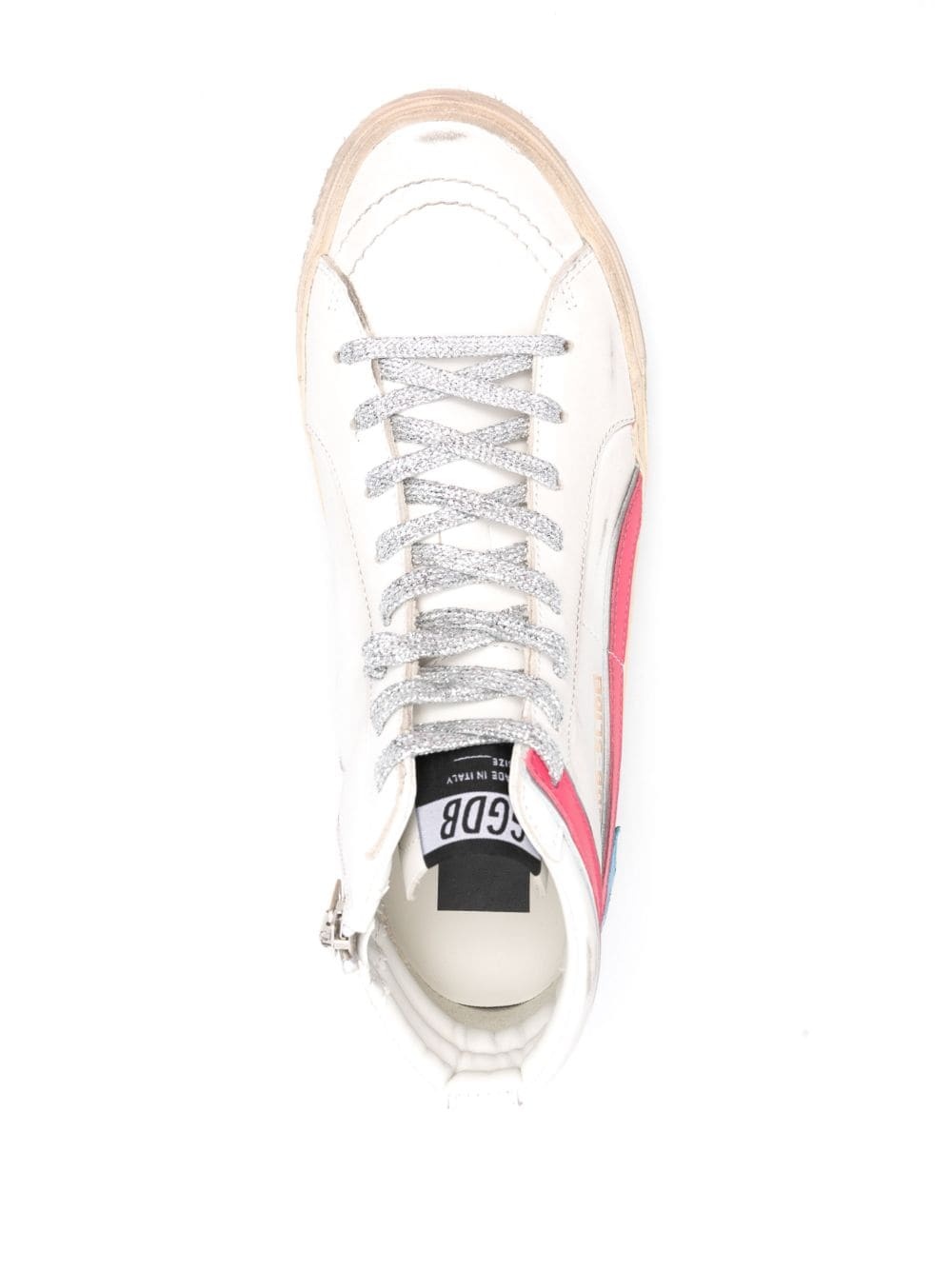 Slide high-top sneakers - 4