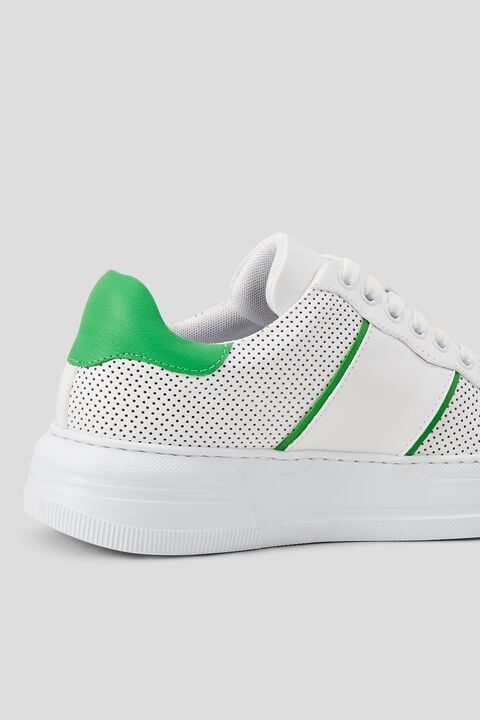 Santa Rosa Sneakers in White/Green - 7