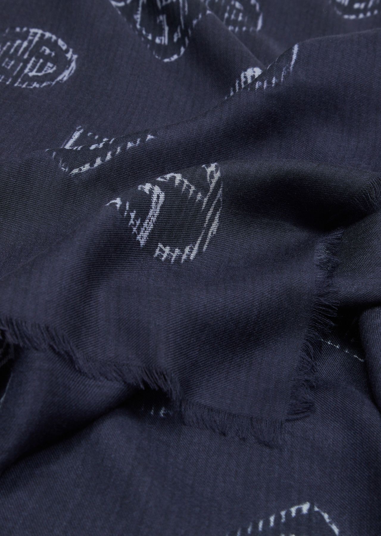 Jacquard cashmere and modal foulard - 2
