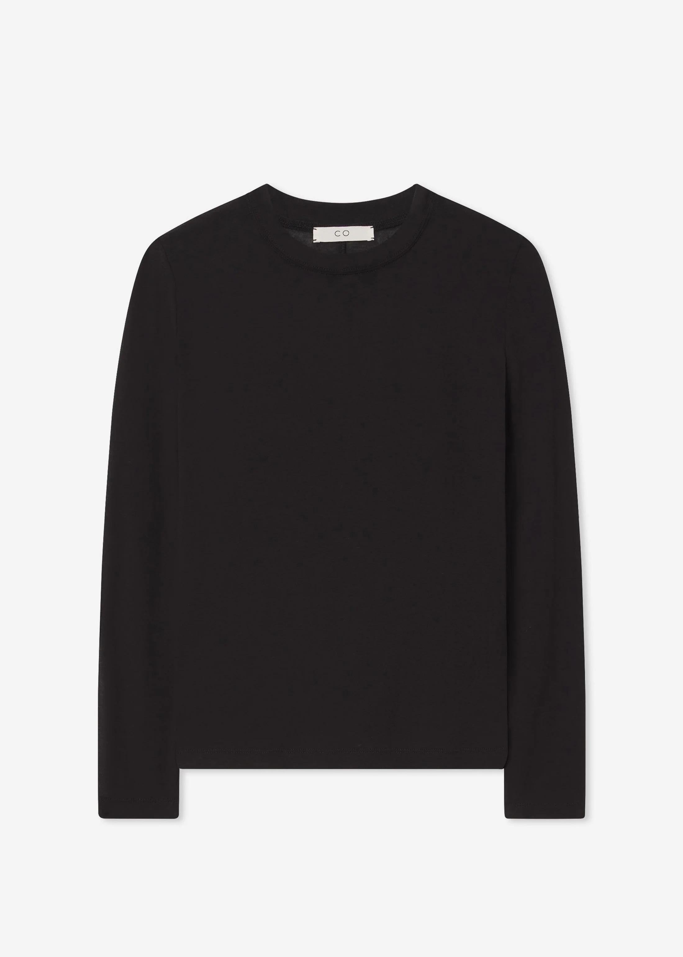 Crewneck Long Sleeve in Cotton Jersey - 1