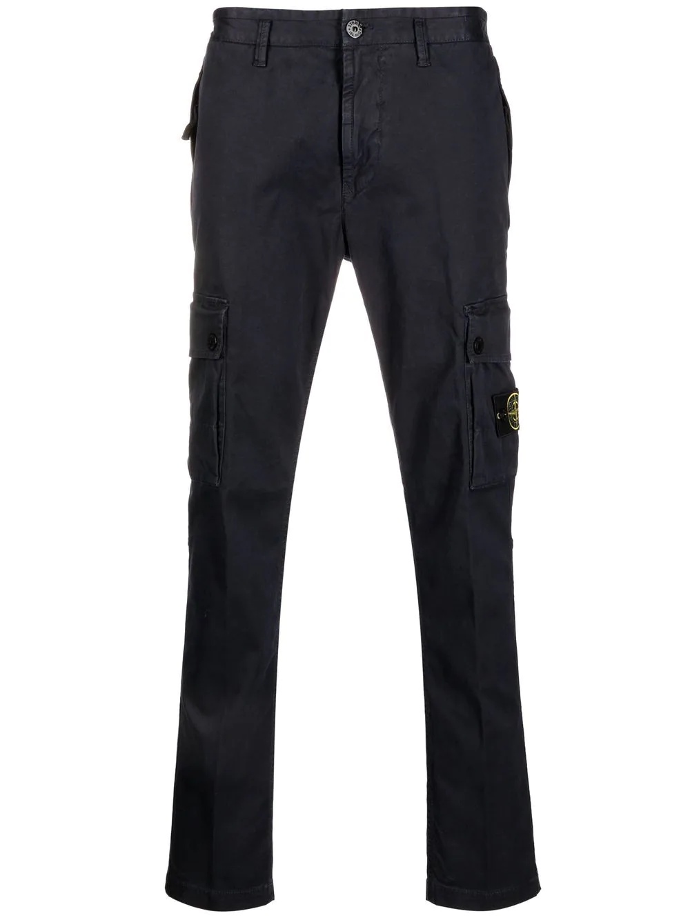 Compass-patch cargo trousers - 1