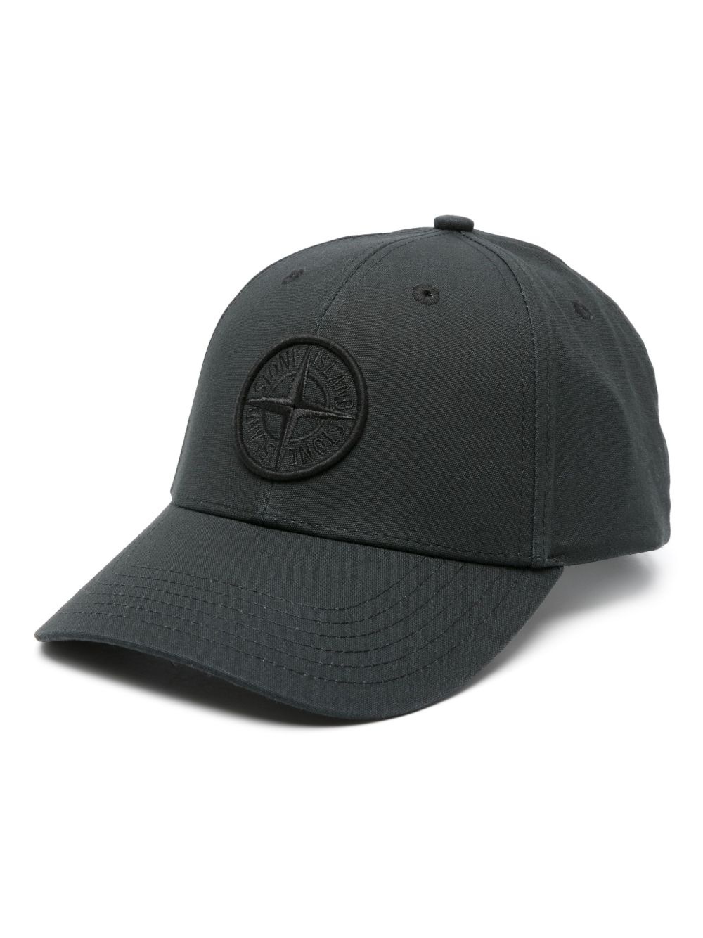 embroidered-logo cotton cap - 1