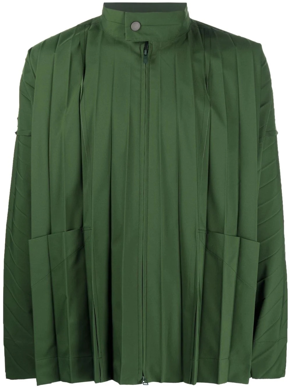 lightweight pleated jacket - 1