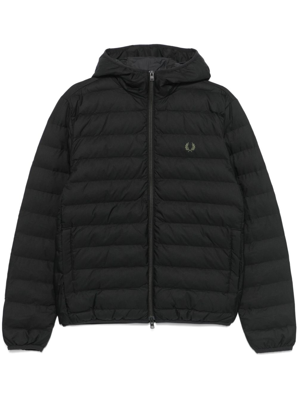 Fred perry padded hooded jacket online