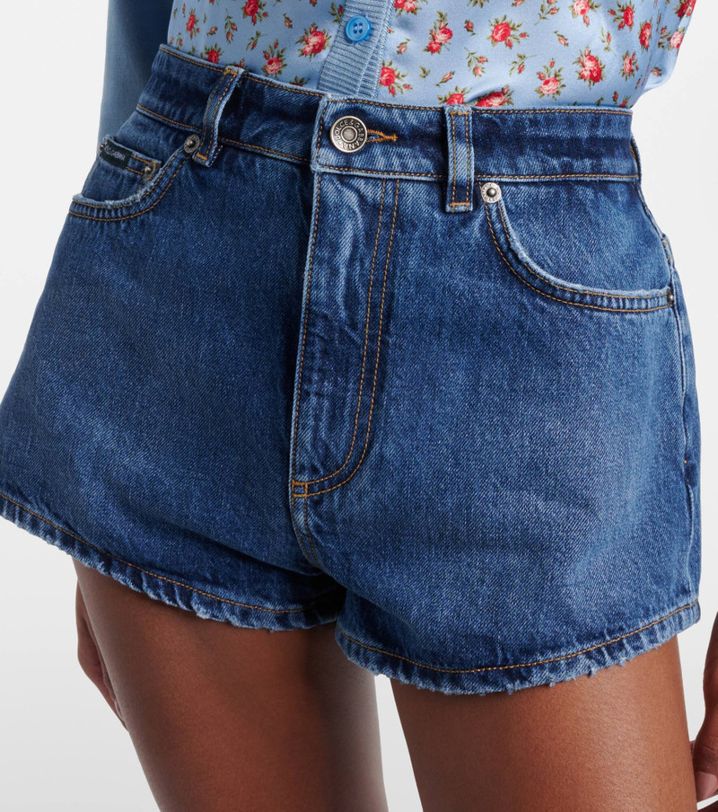 Denim micro shorts 4