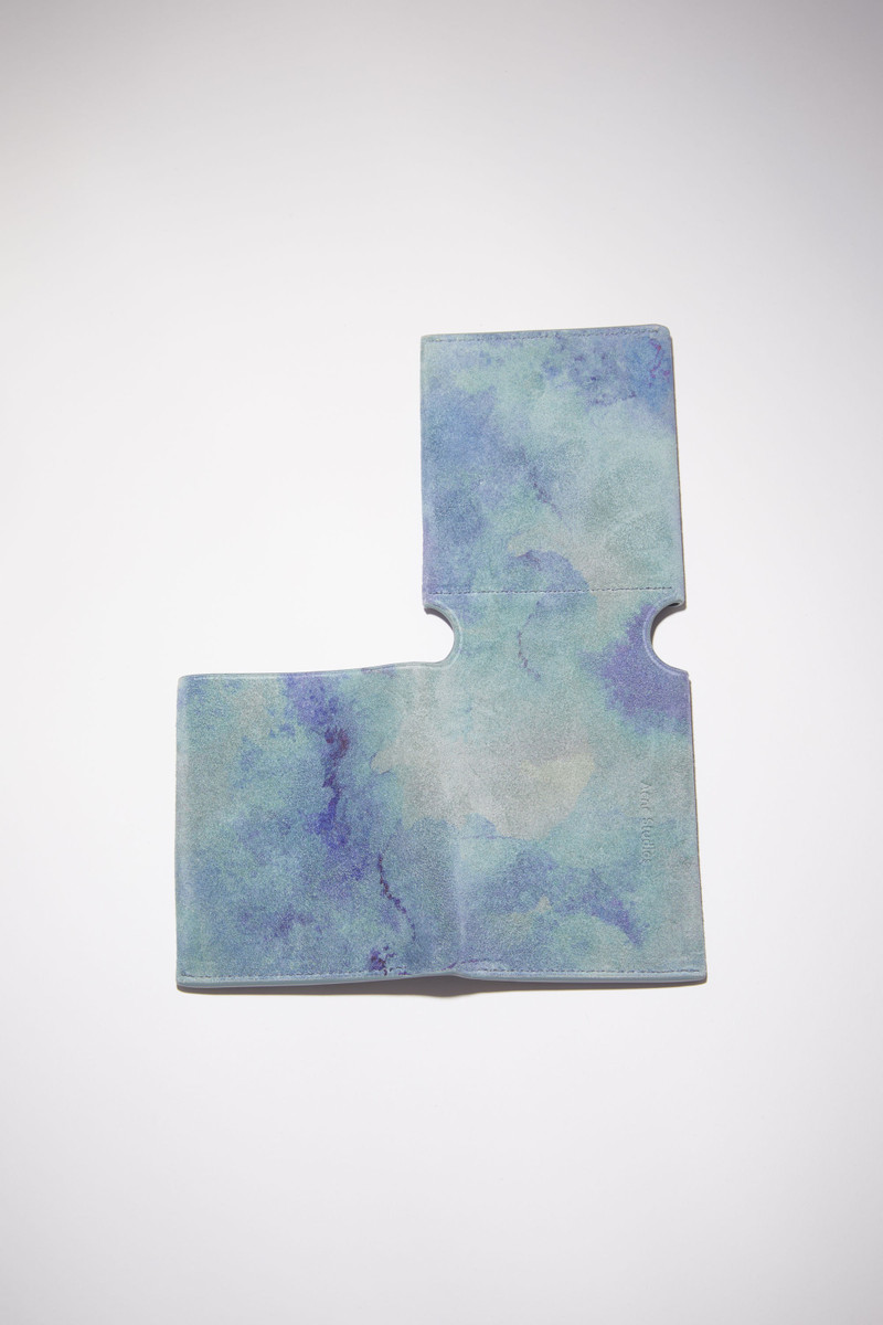 Folded card holder - Multi blue 4