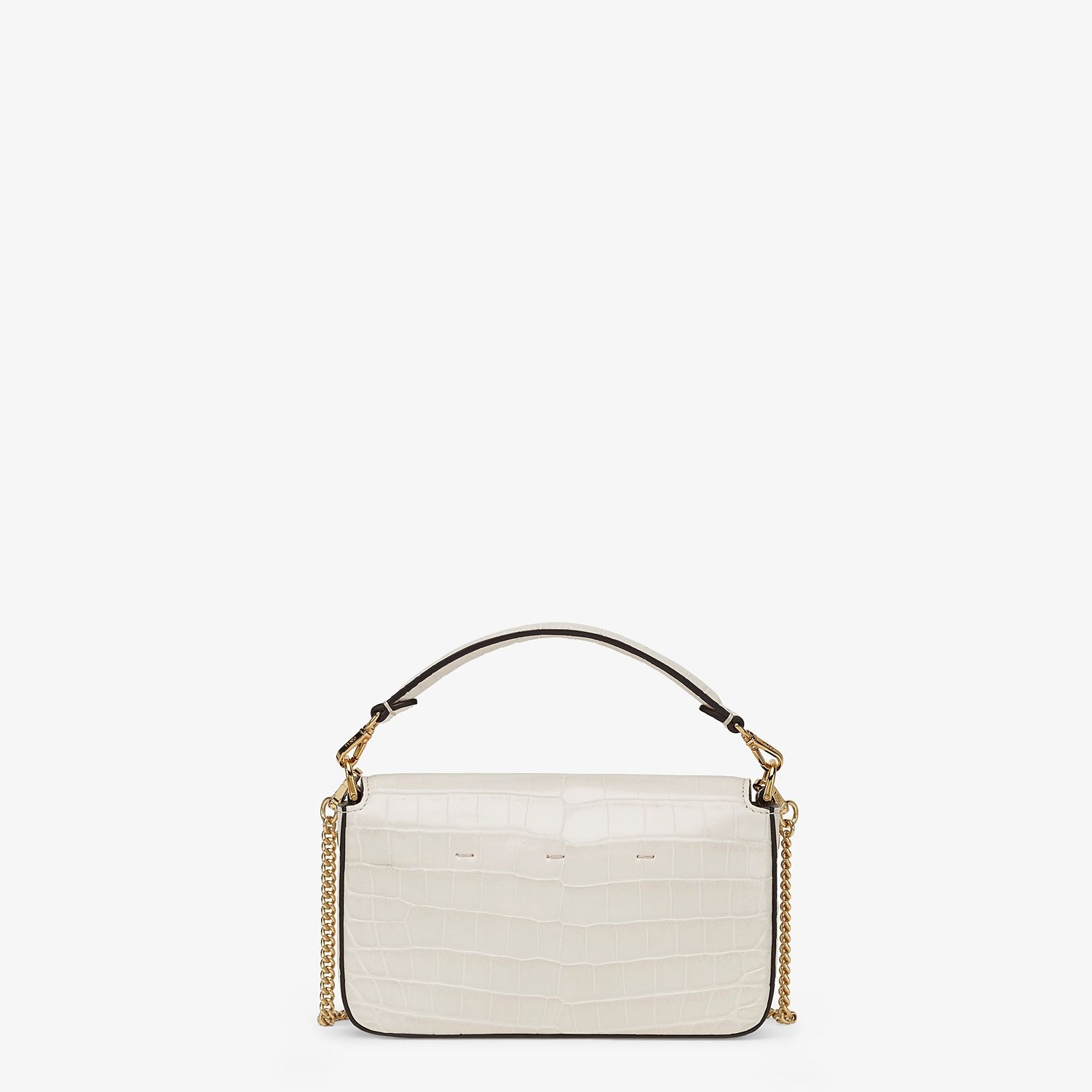 White crocodile leather bag - 3